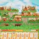 A capybara spa sits at the top of a mountain, but with a building menu.